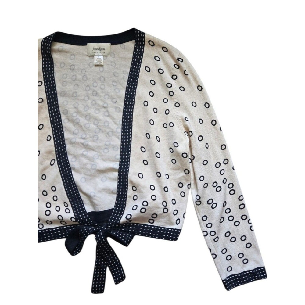 Neiman Marcus Exclusive Vintage-Inspired Bolero Cardigan - S